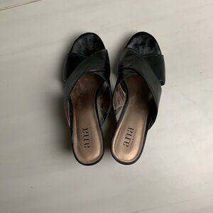 Black A.N.A high heels